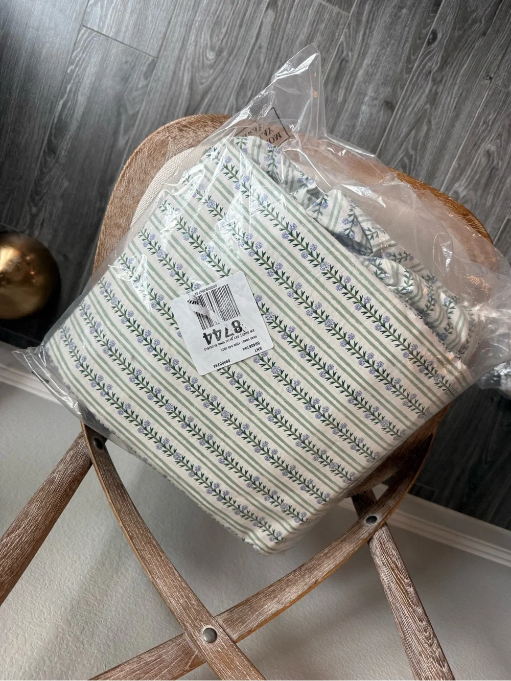Anthropologie Ellen Merchant Cottage Cotton Percale Sheet Set